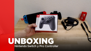 Unboxing y curiosidades de Nintendo Switch y su Pro Controller