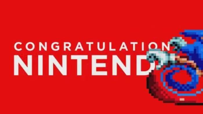 Sonic también felicita a Nintendo por el lanzamiento de Switch