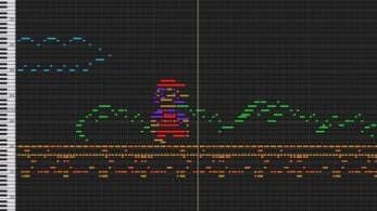 Echa un vistazo a este dibujo de Super Mario transformado en un archivo MIDI