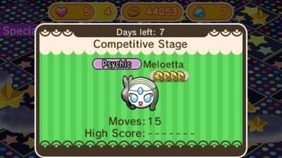 Novedades en Pokémon Shuffle: Meloetta Forma Lírica, Genesect, Keldeo Forma Brío y mucho más