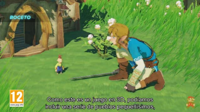 Nintendo descartó incluir personajes diminutos en The Legend of Zelda: Breath of the Wild