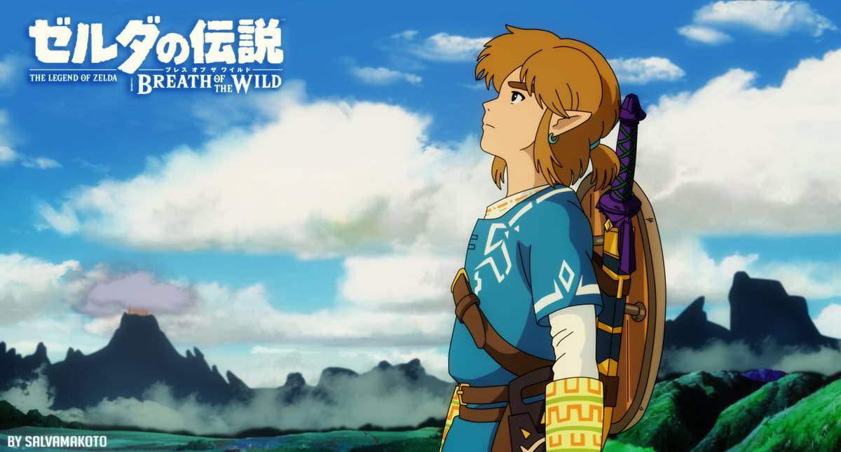 Studio Ghibli celebra el lanzamiento de Zelda: Breath of the Wild con este magnífico dibujo