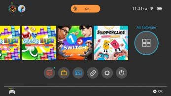 El menú de Switch activa un icono especial cuando se exceden los 12 juegos descargados