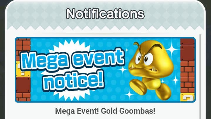 El evento de Goombas dorados regresa a Super Mario Run este jueves