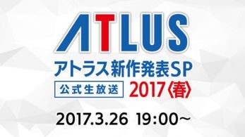 Atlus desvelará los juegos que está preparando para este año el próximo 26 de marzo