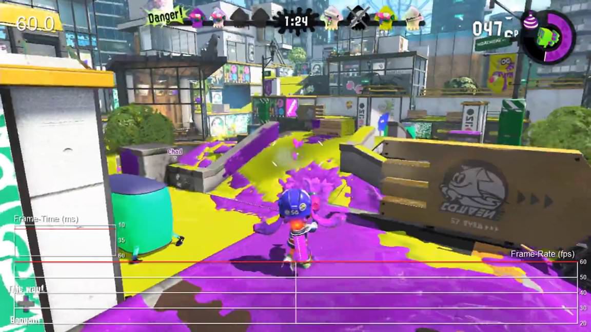 Digital Foundry somete a test la resolución de Splatoon 2 Global Testfire