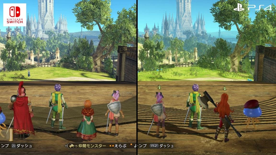 Comparativa en vídeo del frame rate de Dragon Quest Heroes II: Switch vs. PS4