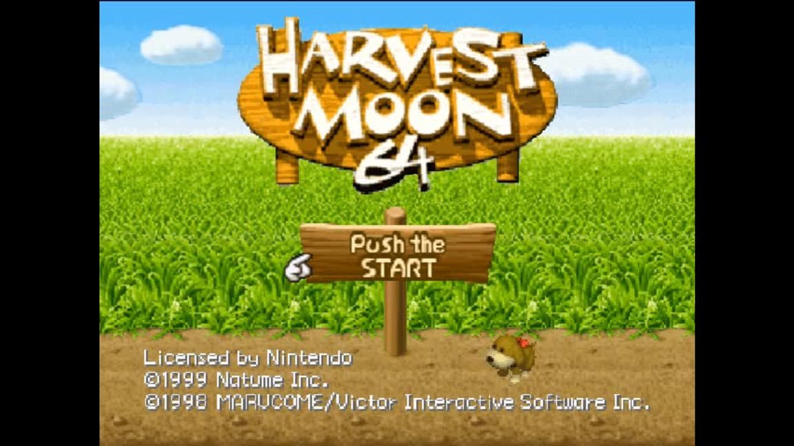 Natsume explica el error ortográfico del nombre de la compañía en la pantalla de título de Harvest Moon 64