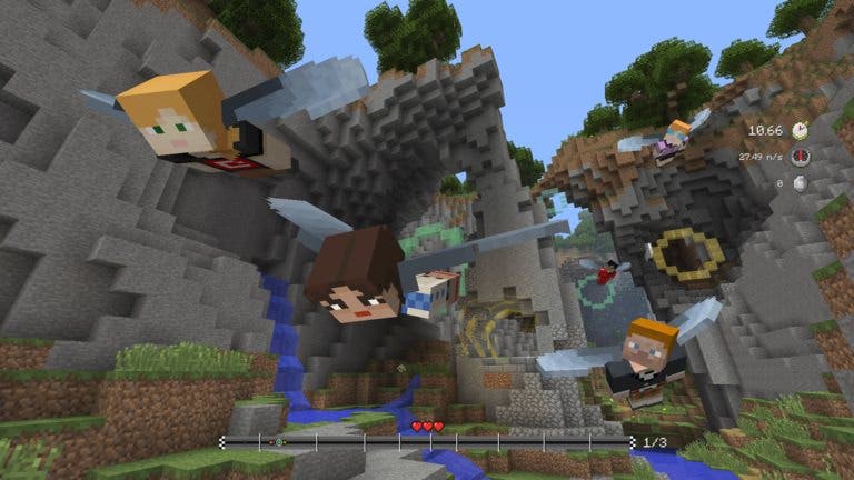 Minecraft: Wii U Edition recibirá el Glide Mini Game mañana mismo
