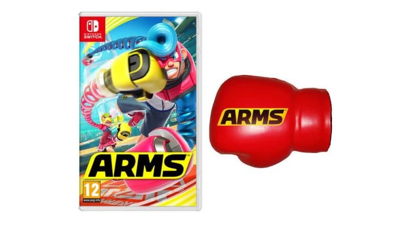La tienda oficial de Nintendo UK regala este guante de boxeo con la reserva de ARMS