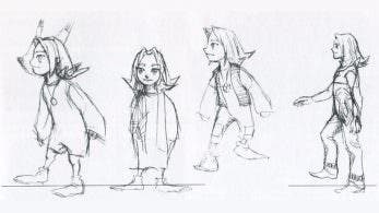 Este boceto incluido en Hyrule Encyclopedia nos muestra cómo sería la versión adulta de Kafei