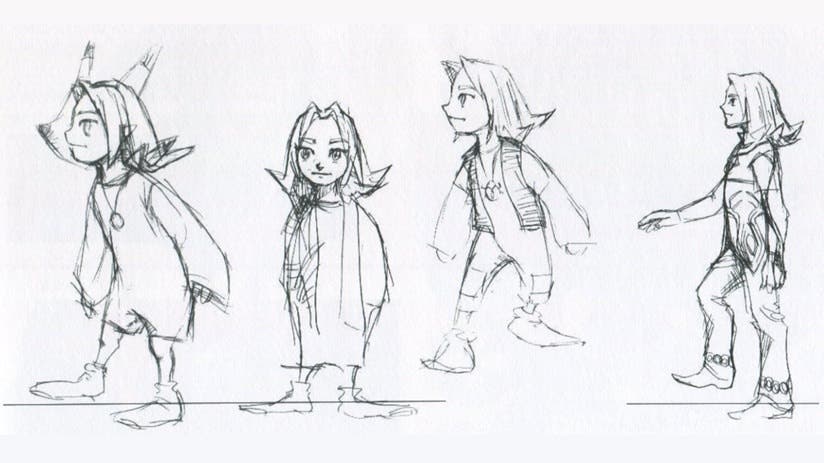Este boceto incluido en Hyrule Encyclopedia nos muestra cómo sería la versión adulta de Kafei