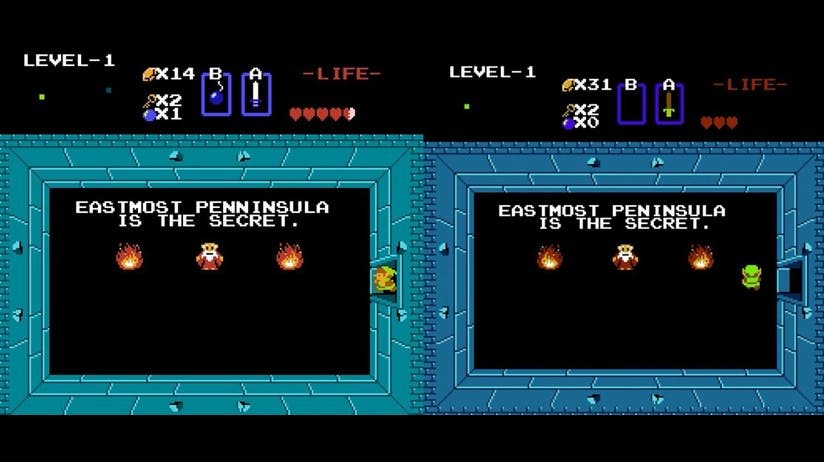 Nintendo Classic Mini: NES corrige un error tipográfico presente en el Zelda original