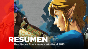 Resultados financieros de Nintendo para el año fiscal 2016