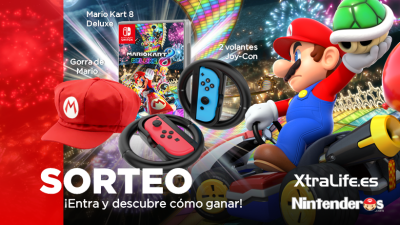 ¡Sorteamos este magnífico set de Mario Kart 8 Deluxe junto a Xtralife!