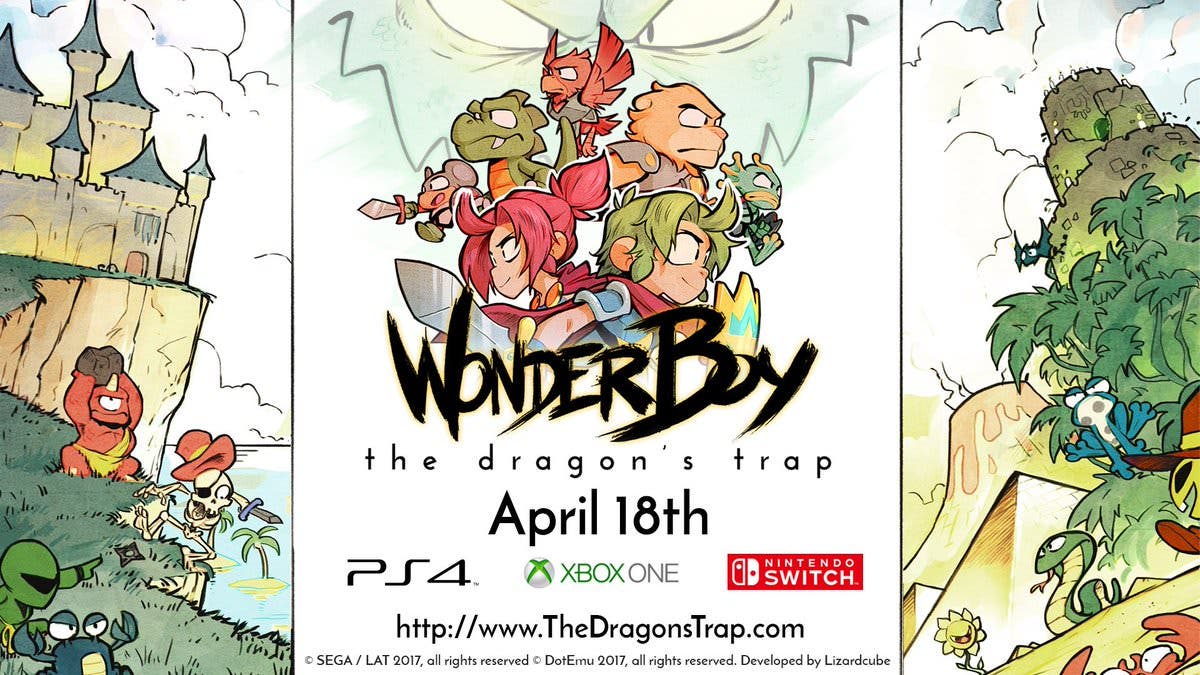 [Act.] Tráiler de lanzamiento y nuevos gameplays de Wonder Boy: The Dragon’s Trap