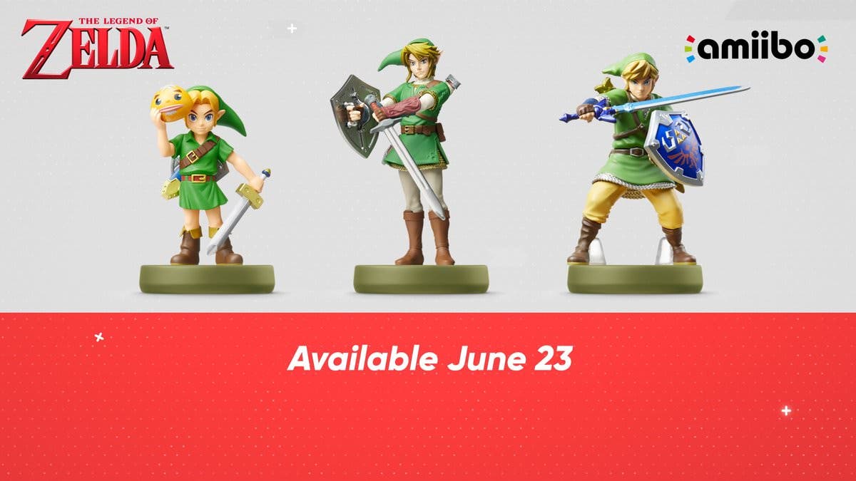 Se muestran nuevos amiibo de la colección del 30º aniversario de Zelda y Super Smash Bros.