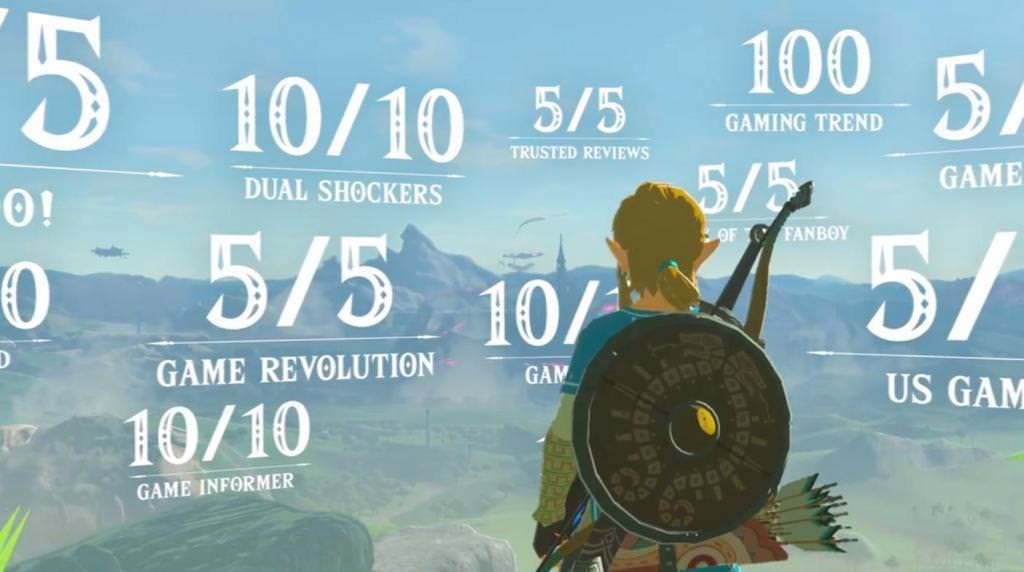Nintendo nos recuerda las buenas notas que recibió Zelda: Breath of the Wild en este corto