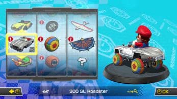Gameplay y cómo desbloquear algunas partes de Mercedes-Benz en Mario Kart 8 Deluxe