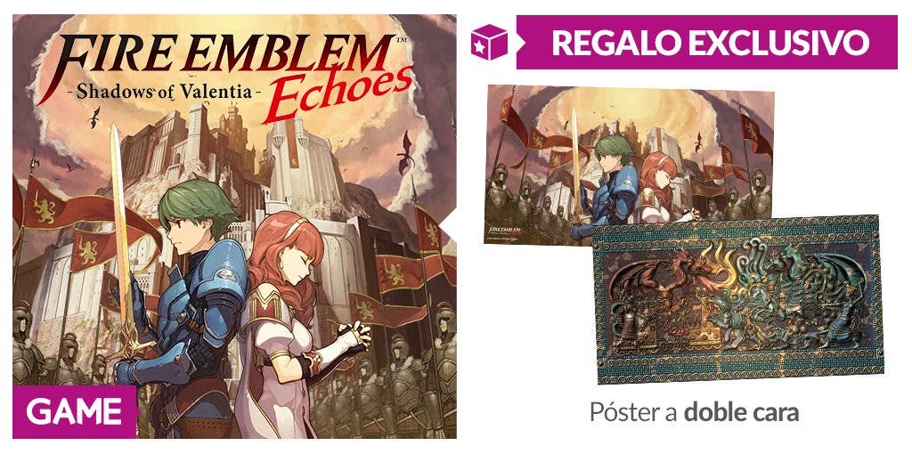 Reserva Fire Emblem Echoes: Shadows of Valentia en GAME España y llévate este regalo