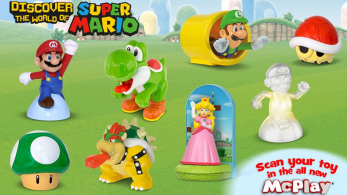 [Act.] Los nuevos juguetes de Mario llegarán muy pronto a McDonald’s en Norteamérica