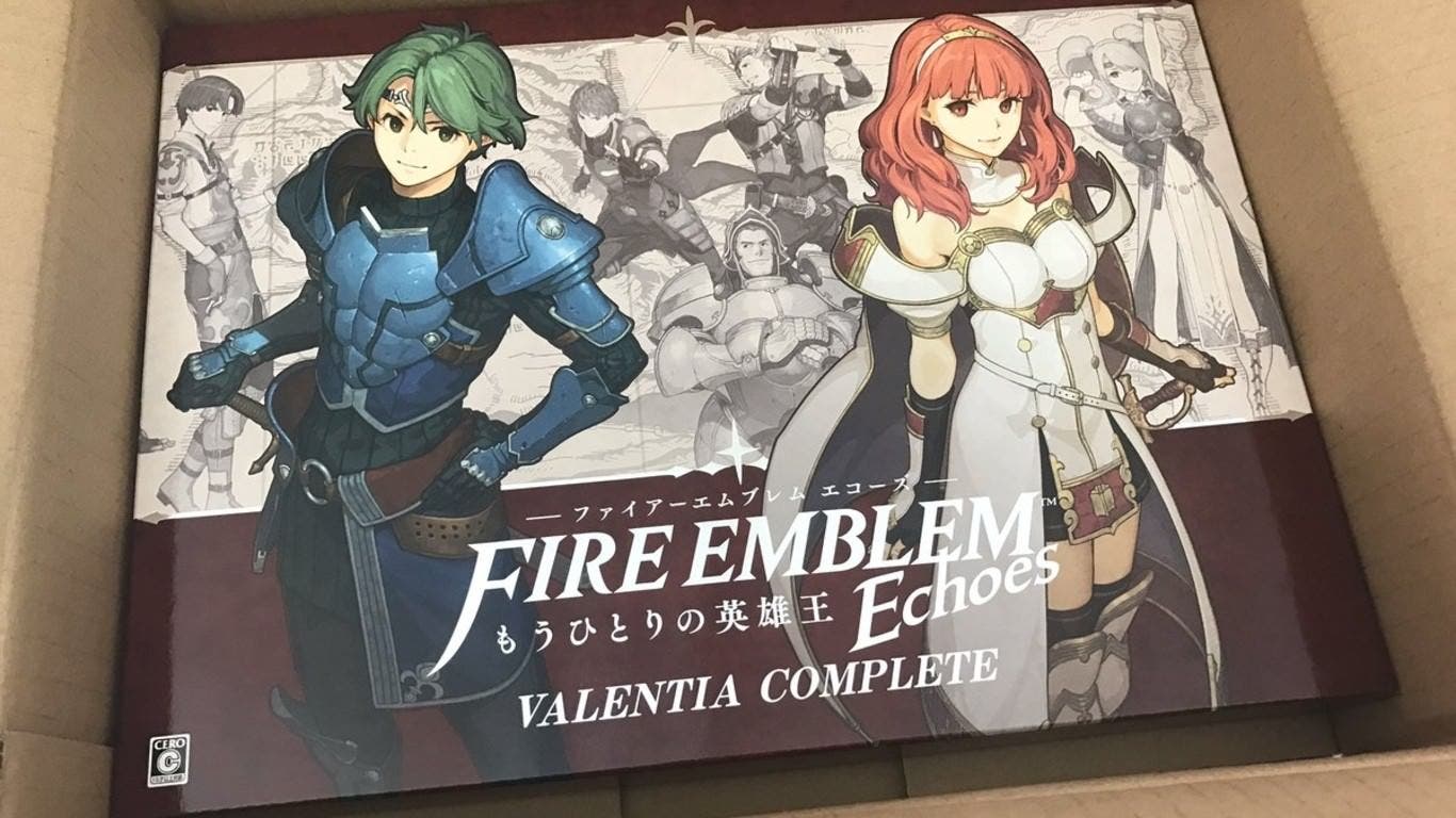 Fotos de la Valentia Complete Edition japonesa de Fire Emblem Echoes: Shadows of Valentia