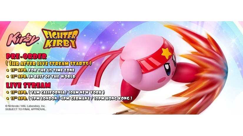 First 4 Figures ya se encuentra trabajando en esta nueva figura de Kirby Luchador