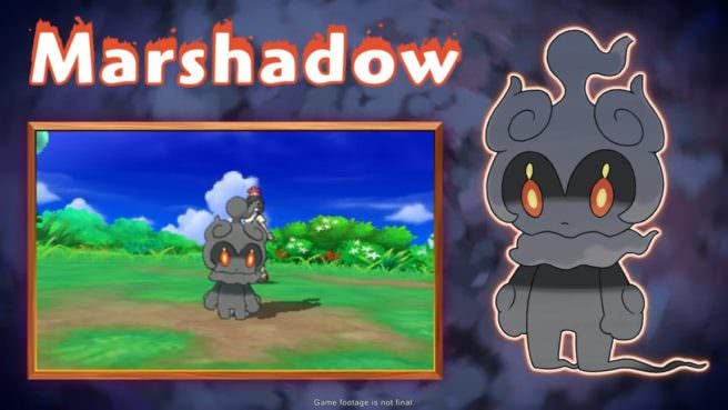Marshadow ya está disponible a través de las Nintendo Zone de las tiendas GAME