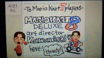 El director artístico de Mario Kart 8 Deluxe envía un mensaje especial a través de Pasadibujos