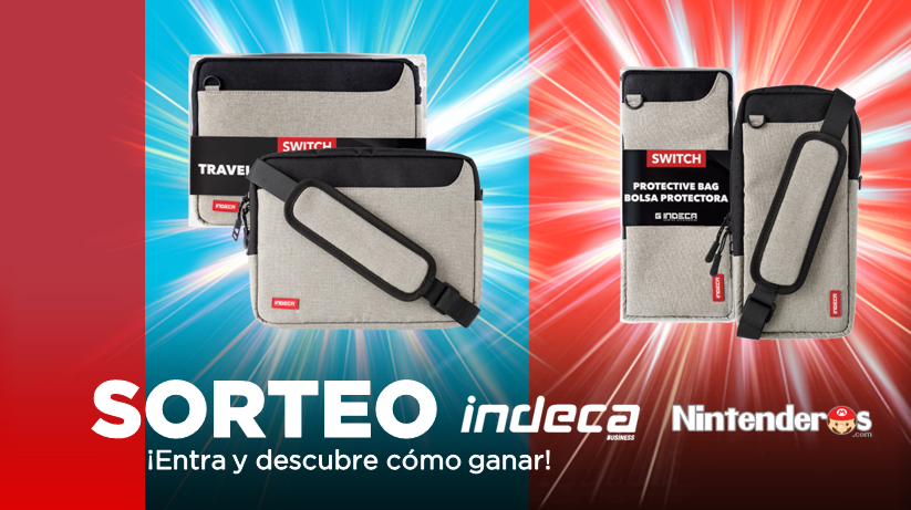 ¡Sorteamos estas 4 bolsas para Nintendo Switch junto a Indeca Business!