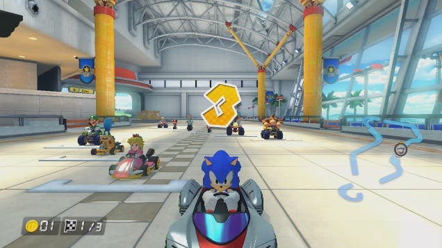 Este mod añade a Sonic al plantel de Mario Kart 8