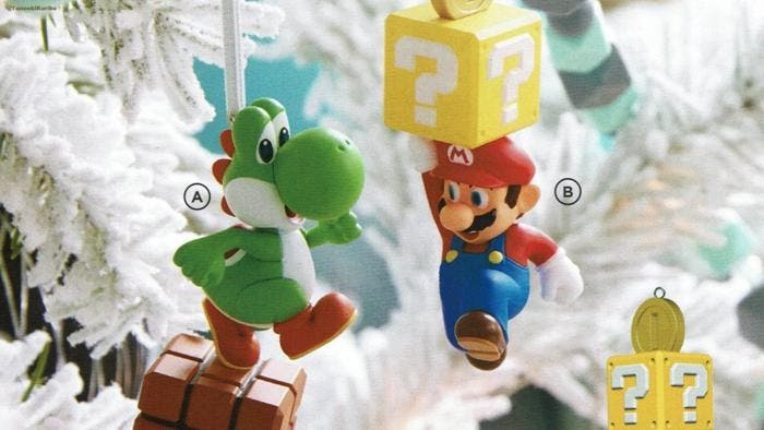 Hallmark anuncia una nueva colección de adornos de Super Mario