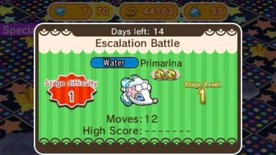 Primarina, Lycanroc Forma Diurna y Araquanid protagonizan las novedades de la semana en Pokémon Shuffle