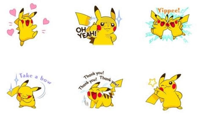 Un nuevo set de stickers de Pikachu llega a LINE