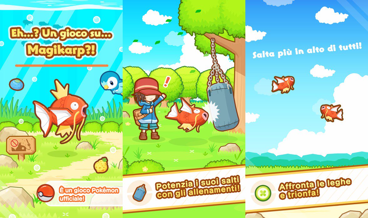 [Act.] Magikarp Jump comienza a estar disponible en iOS, por el momento solo ha llegado a Italia