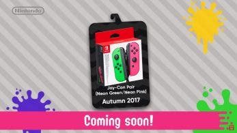 Europa recibirá un pack de Switch con Splatoon 2, un Pro Controller del juego y Joy-Con rosa y verde neón