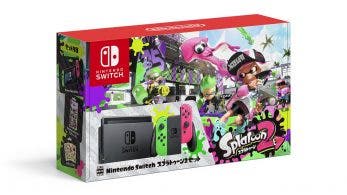 Nintendo Switch también contará con un pack de Splatoon 2 en Japón, aunque sus Joy-Con serán verde y rosa neón