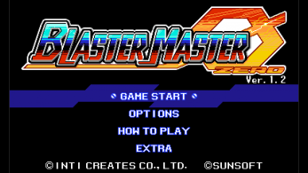 [Act.] Detallada la actualización 1.2 de Blaster Master Zero, disponible hoy en Switch y el jueves en 3DS