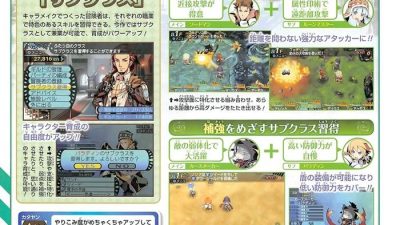 Etrian Mystery Dungeon 2 nos detalla una nueva característica de personalización: la Subclase