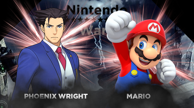 3ª Ronda de Nintendo Wars – Enfrentamiento #6: ¡Phoenix Wright vs. Mario!