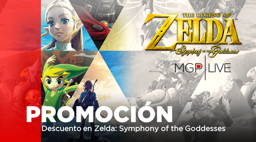 ¡Consigue un 15% de descuento en Zelda: Symphony of the Goddesses con el código loz25n!