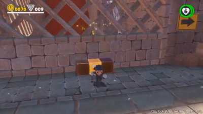 Este gameplay de Super Mario Odyssey nos muestra el Reino de arena y a Mario mafioso