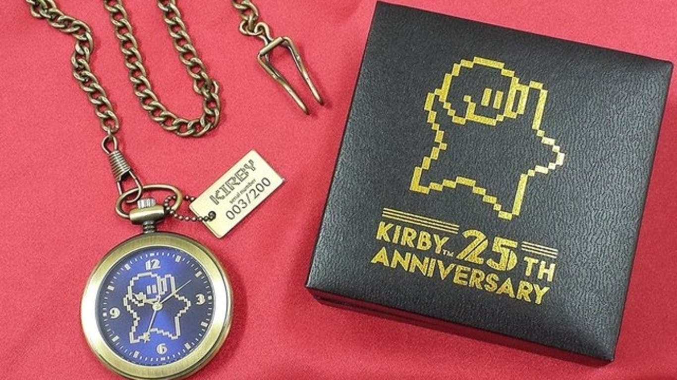 Echa un vistazo a este fantástico reloj oficial del 25º aniversario de Kirby