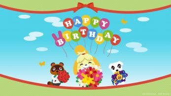 Estos fondos de felicitación de cumpleaños son ideales para todo fan de Animal Crossing
