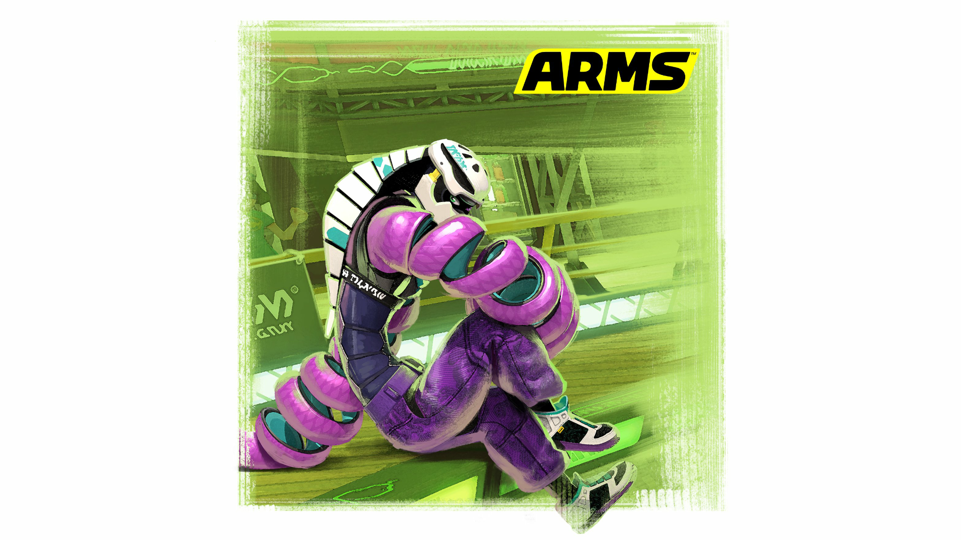 Kid Cobra protagoniza el último arte oficial de ARMS