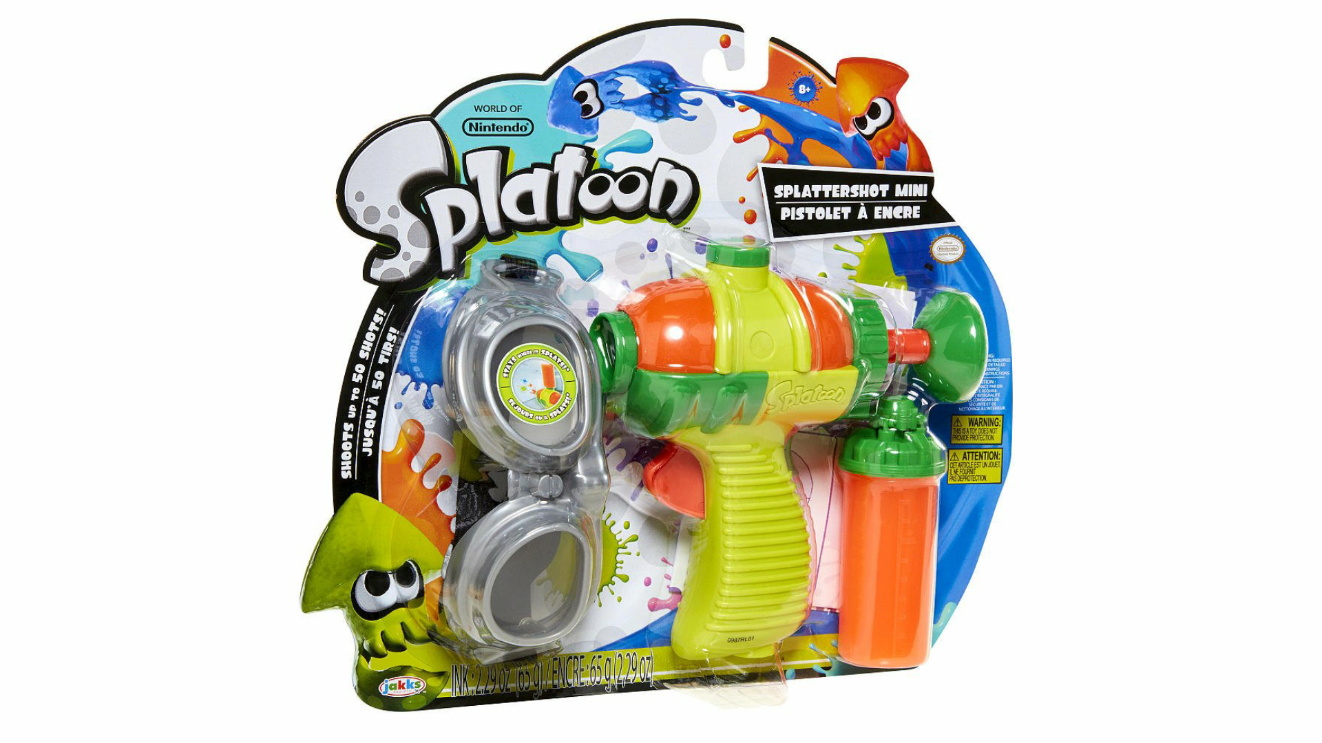 Las pistolas de juguete basadas en Splatoon de Jakks Pacific salen a la venta el 4 de julio