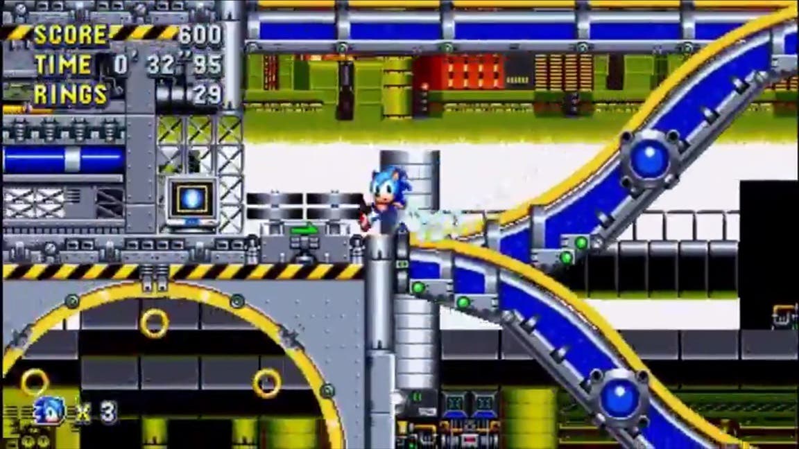 Nuevos vídeos de Sonic Mania muestran la Chemical Factory Zone