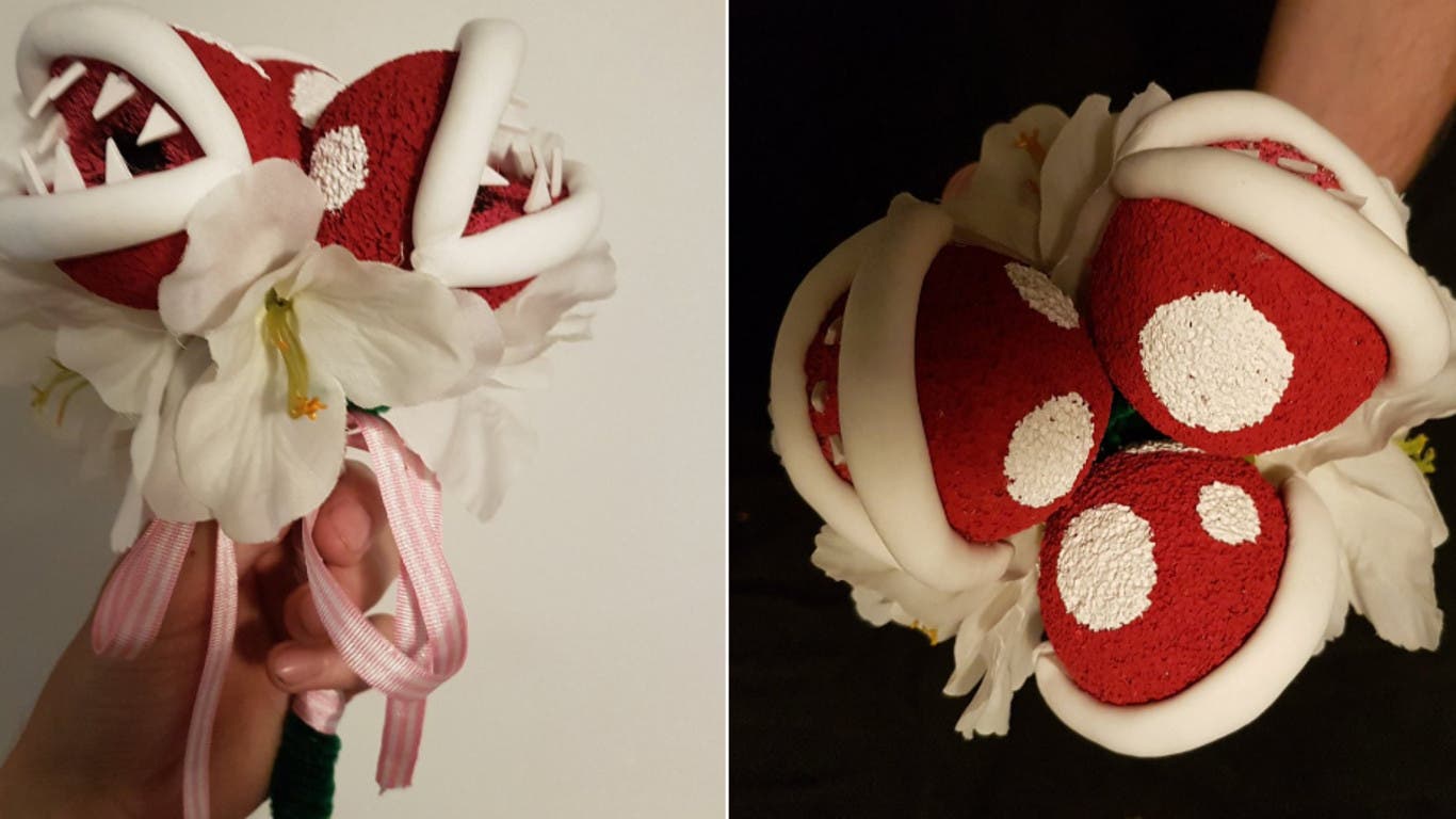 Este fan ha creado su propio ramo de flores de Peach en Super Mario Odyssey