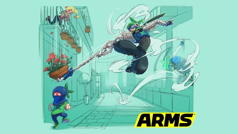 Ninjara protagoniza el último arte oficial de ARMS