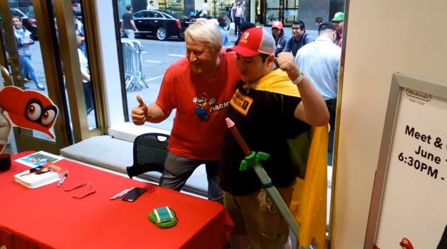 Vídeo: Así fue el meet & greet con Charles Martinet en la Nintendo NY